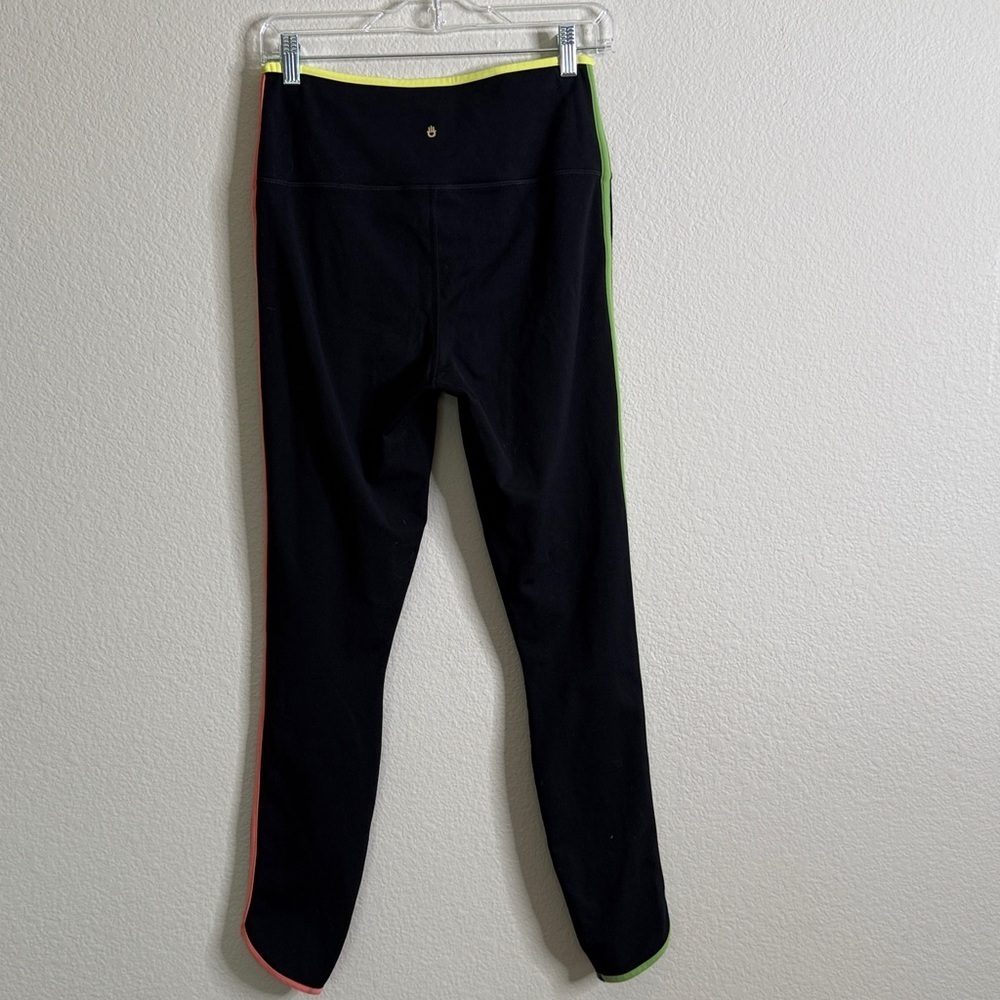 Spiritual Gangster Kaia Leggings women’s large black neon EUC - Picture 7 of 7
